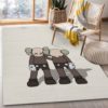 Kaws Along The Way Brown Kaws Rug Home Decor