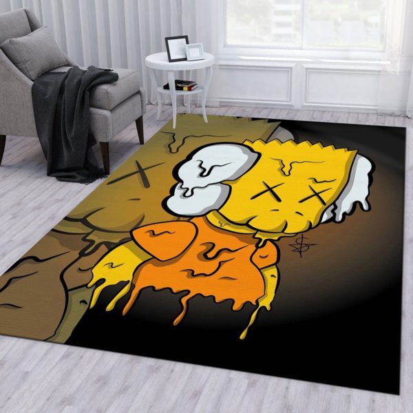 Kaws Bart Simpson Kaws Rug Home Decor