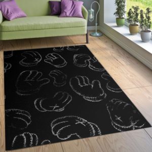 Kaws Hand Pattern Kaws Rug Home Decor