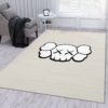 Kaws Head Pink Kwas Rug Home Decor