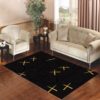 Kaws Icon Black Kaws Rug Home Decor