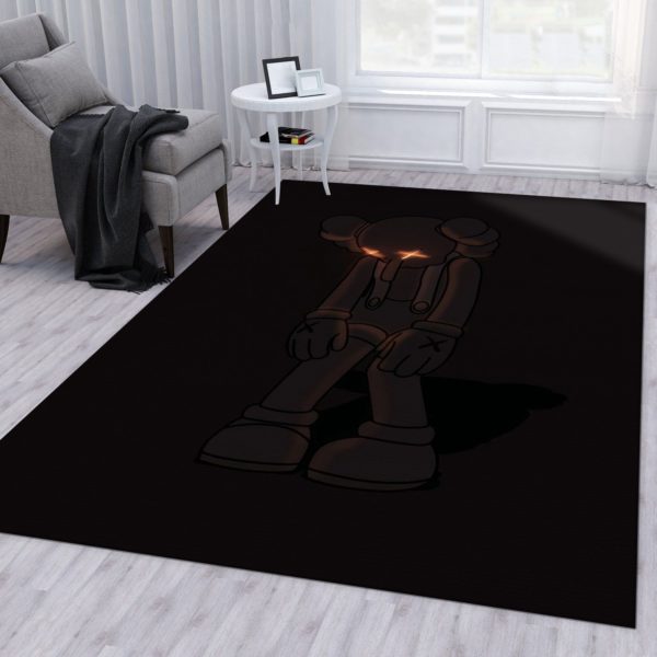 Kaws Sad lie Kwas Rug Home Decor
