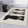 Kaws Small Lie Set Sneaker Rug Home Decor