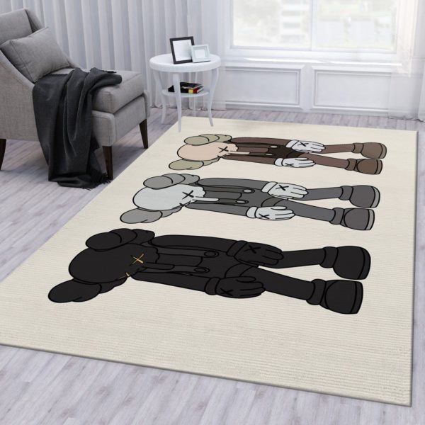 Kaws Small Lie Set Sneaker Rug Home Decor