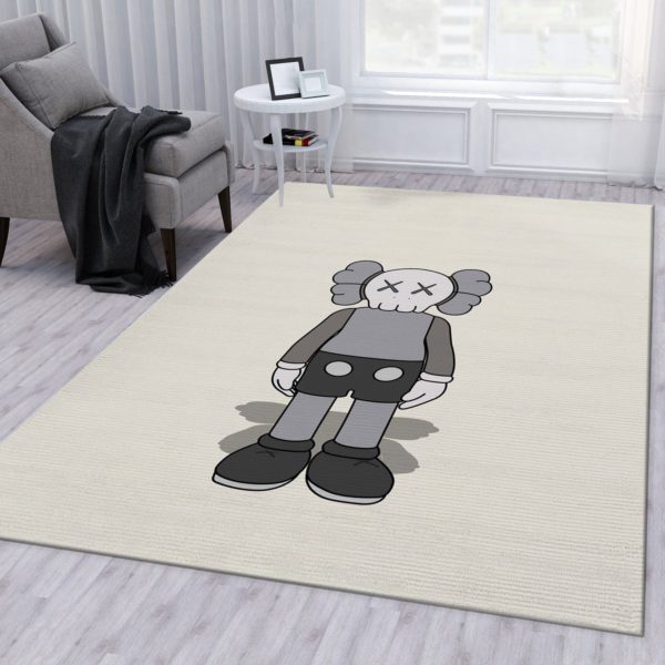 Kaws Standing Grey Fashion Brand Kaws Rug Home Decor