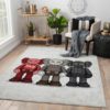 Kaws Supreme Kwas Rug Home Decor