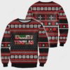 Knights Templar Christian Christmas Ugly Sweater