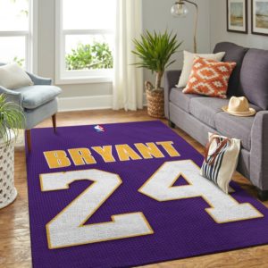 Kobe Bryant 24 Jersey Living Room Carpet Rug Home Decor
