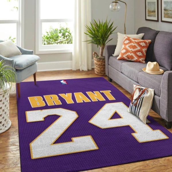Kobe Bryant 24 Lakers NBA Rug Home Decor