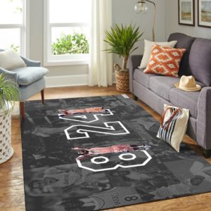 Kobe Bryant Number 8 24 BnW Living Room Carpet Rug Home Decor