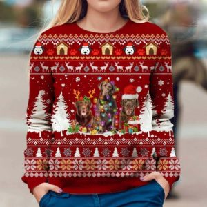 Labrador Retriever Dog Christmas Ugly Sweater