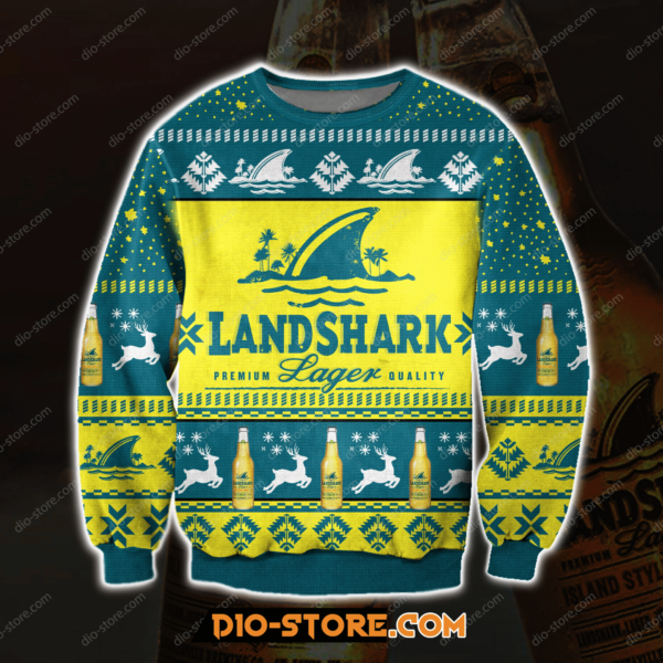 Landshark Lager Beer Christmas Ugly Sweater