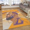 LA Lakers Lebron James 23 NBA Rug Home Decor