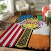 Los Angeles Lakers Christmas NBA Rug Home Decor