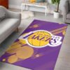 Los Angeles Lakers Logo NBA Rug Home Decor