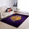 Los Angeles Lakers Team Logo Gifts NBA Rug Home Decor