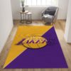 Los Angeles Lakers Violet Living Room Rug NBA Rug  Home Decor