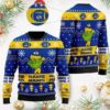 Los Angeles Rams Logo Checkered Flannel Christmas Ugly Sweater