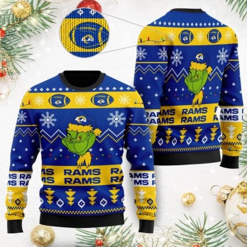Los Angeles Rams I Am Not A Player I Just Crush Alot Christmas Ugly Sweater - REVER LAVIE