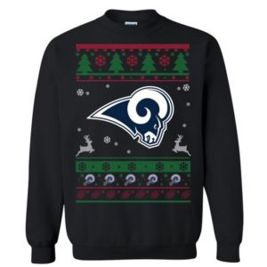 Los Angeles Rams Logo NFL Football Christmas Ugly Sweater