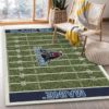 Illinois Fighting Illini Team Home Field NFL Living Room Carpet Rug Home Decor