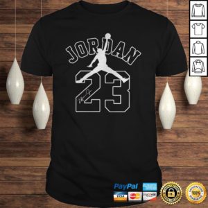Michael Jordan 23 Chicago Bulls Basketball Signature Shirt