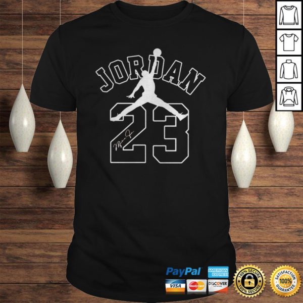 Michael Jordan 23 Chicago Bulls Basketball Signature Shirt