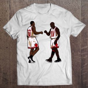 Michael Jordan And Scottie Pippen Throwback Chicago Bulls Nba