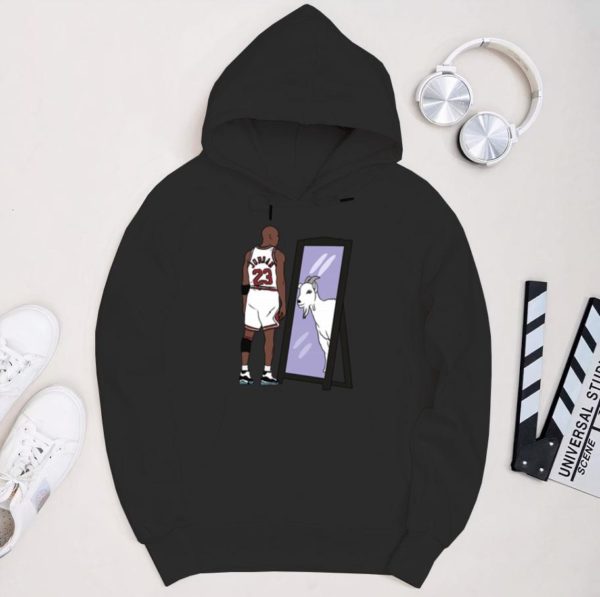 Michael Jordan Mirror GOAT Pullover Hoodie