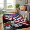 Skull Flower Calavera Atlanta Hawks NBA Living Room Carpet Rug Home Decor