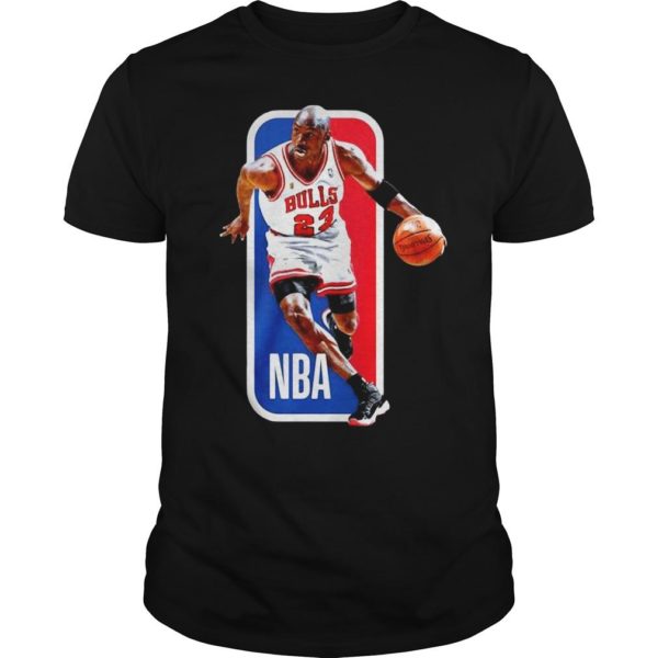 NBA logo Michael Jordan shirt