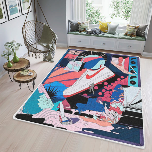 Nike Air Force 1 Low Fo Fi Fo Sneaker Rug Home Decor