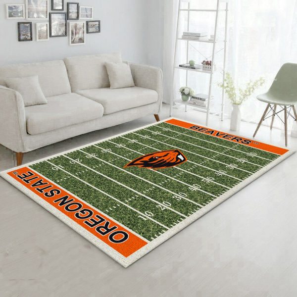 Oregon State Beavers Team Home Field NFL Living Room Carpet Rug Home Decor Oregon State Beavers Team Home Field NFL Living Room Carpet Rug Home Decor