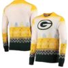 Green Bay Packers Light-Up Christmas Ugly Sweater
