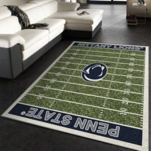 Penn State Nittany Lions Home Field NFL Living Room Carpet Rug Home Decor