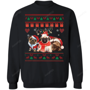 Pug Dog Friend Christmas Ugly Sweater