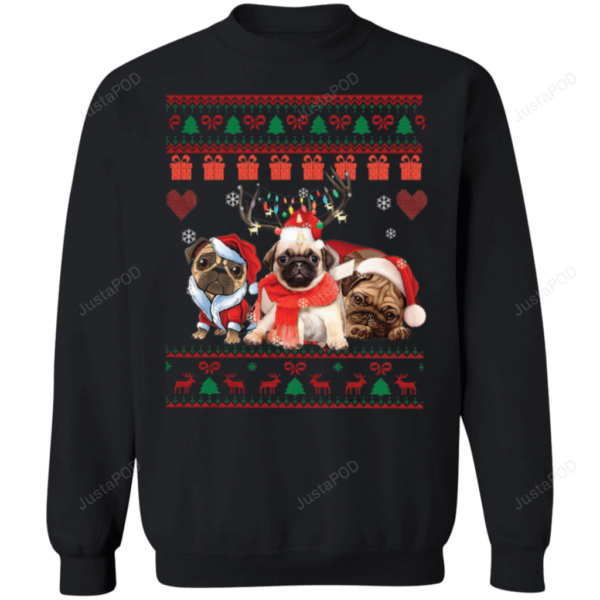 Pug Dog Friend Christmas Ugly Sweater