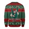 Reindeer Pattern Man Hope Your Christmas Is Lit Christmas Ugly Sweater