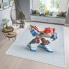 Nike Air Jordan Neon Sneaker Rug Home Decor-