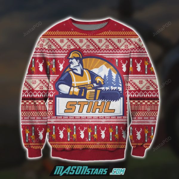 STIHL Chainsaws Christmas Ugly Sweater