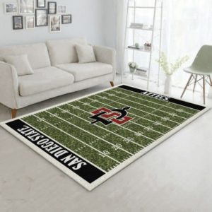 San Diego State Aztecs Team Home Field NFL Living Room Carpet Rug Home Decor