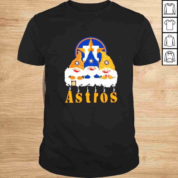 Santa Gnome Houston Astros tshirt