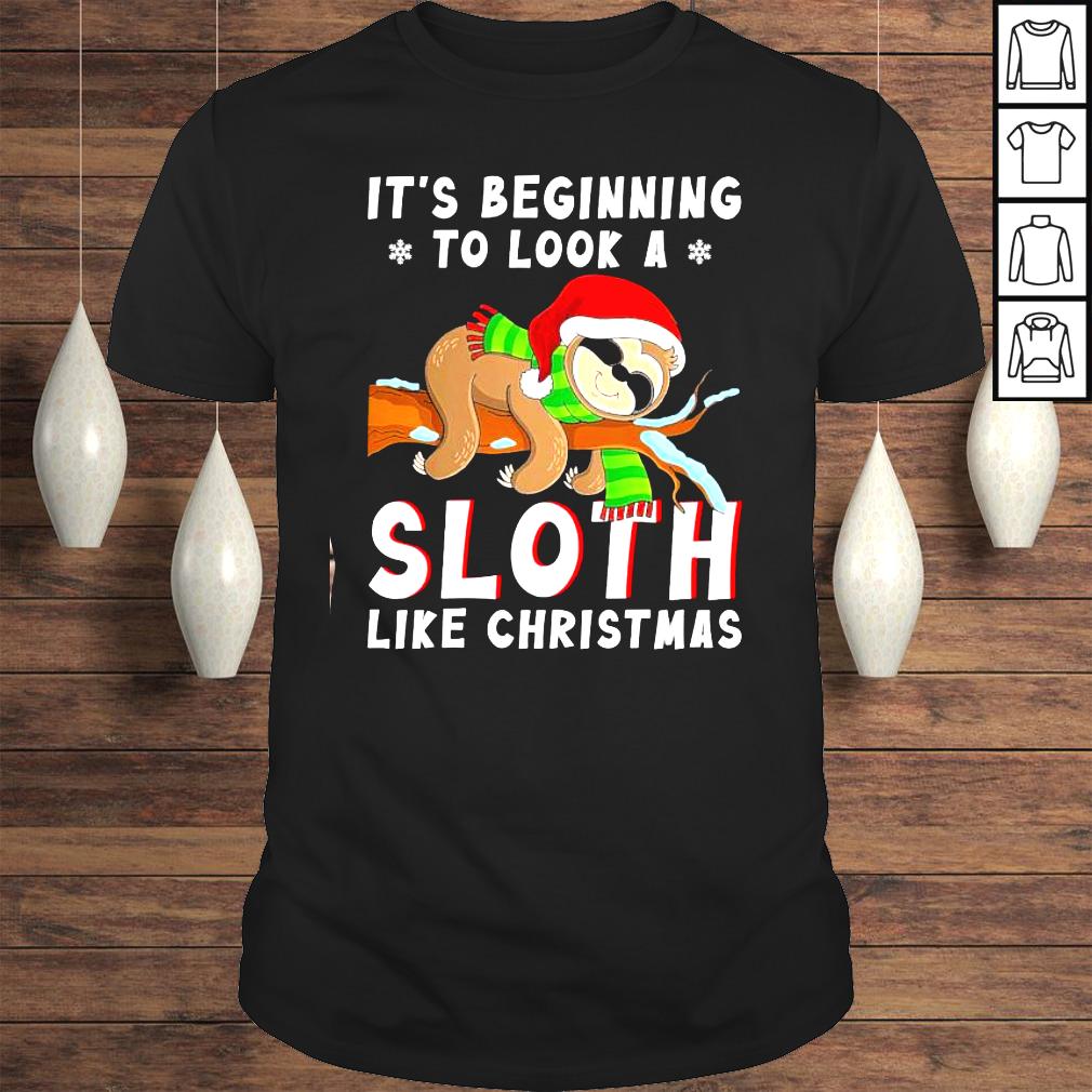 Santa Sloth its beginning to look a sloth like Christmas Sweater Santa Sloth its beginning to look a sloth like Christmas Sweater