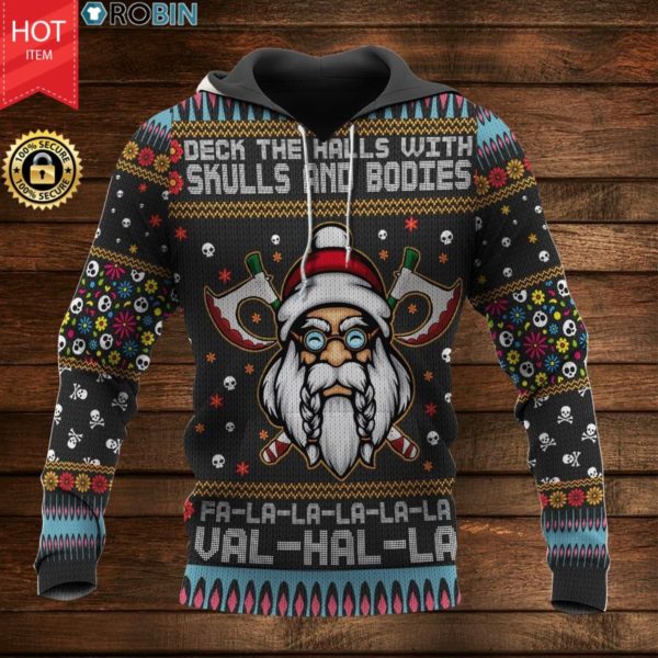 Satan Viking Valhalla Christmas Ugly Sweater