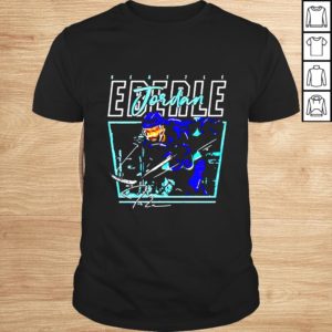 Seattle Hockey Jordan Eberle Cage signature T-Gift TShirt