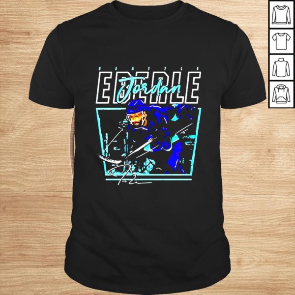 Seattle Hockey Jordan Eberle Cage signature T-Gift TShirt