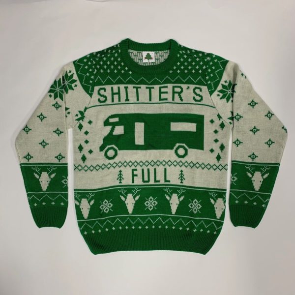 Shitter’s Full Car Christmas Ugly Sweater