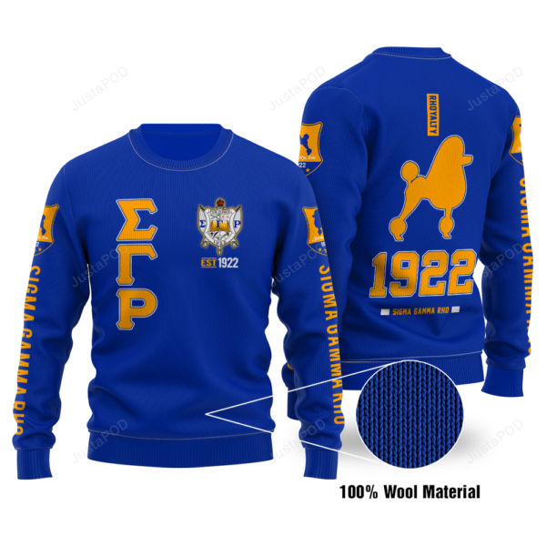 Sigma Gamma Rho Christmas Ugly Sweater