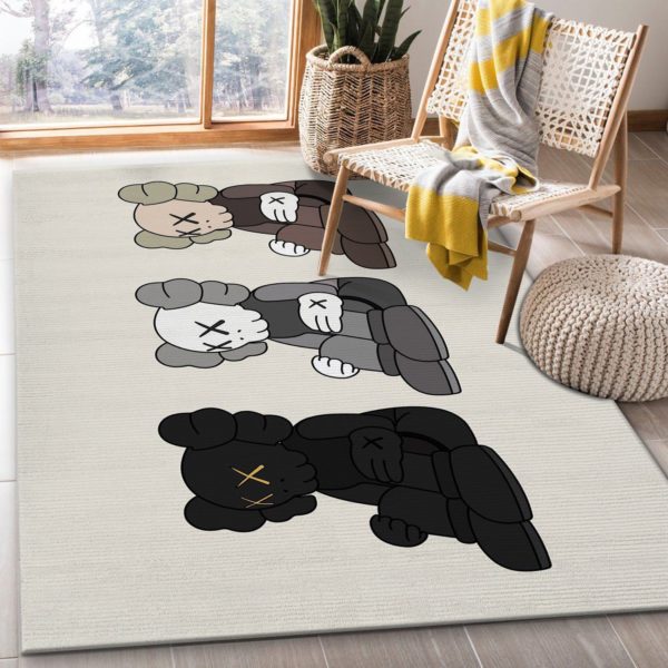 Sitting Kaws Figurines Kaws Rug Home Decor