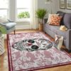 Skull Calavera Cincinnati Bengals NFL Living Room Rug Floor Decor Home Decor